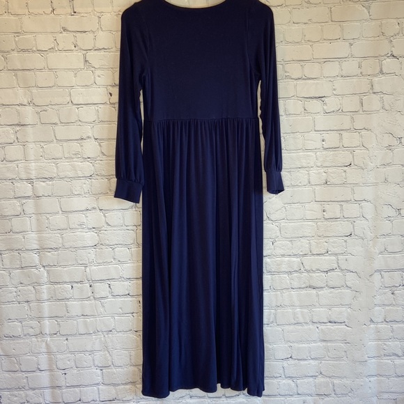 The Nines by Hatch Navy Long Sleeved Maternity Dress - Picture 3 of 7
